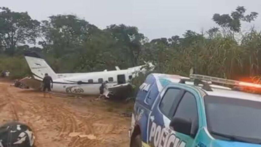 Brazil Plane Crashes | 12 Passengers Brazil Plane | Brazil Plane 2 Crew Killed