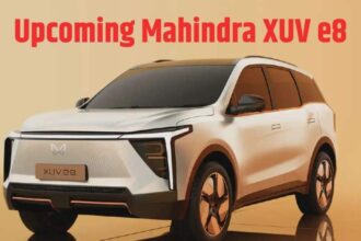 Mahindra XUV e8 spotted । Mahindra XUV e8 design details । Mahindra XUV e8 features । Mahindra e8 spy images । Mahindra XUV e8 leaked images