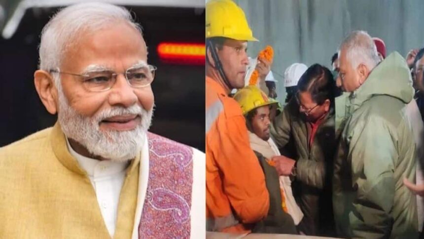 Uttarkashi Tunnel Rescue, PM Narendra Modi, Modi Tweet