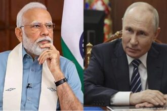Russia's Vladimir Putin and PM Narendra Modi |