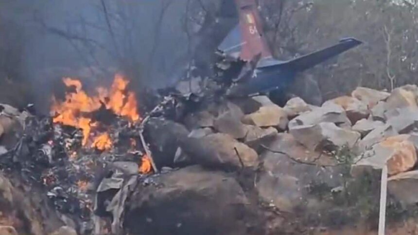 telangana | aircraft crash|